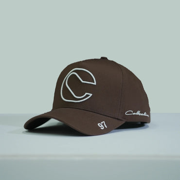 Brown Script Snapback | Premium Streetwear Hat | Collective97